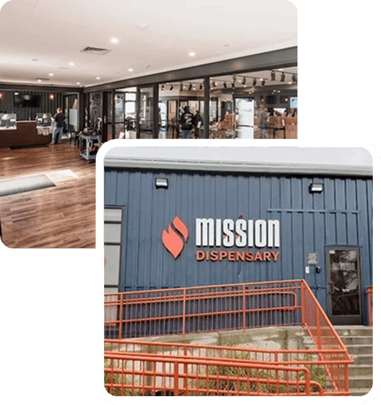 Mission Worcester Dispensary Interior and Exterior